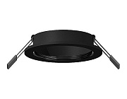 Корпус встраиваемый D60mm C6513 SBK черный песок D80*H25mm MR16 GU5.3